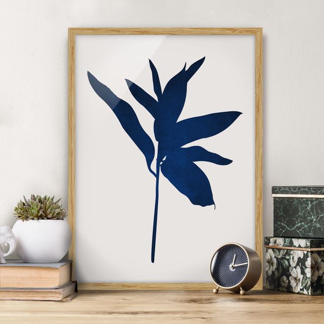 decoraçao para parede de cozinha Graphical Plant World - Blue