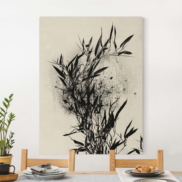 decoraçoes cozinha Graphical Plant World - Black Bamboo