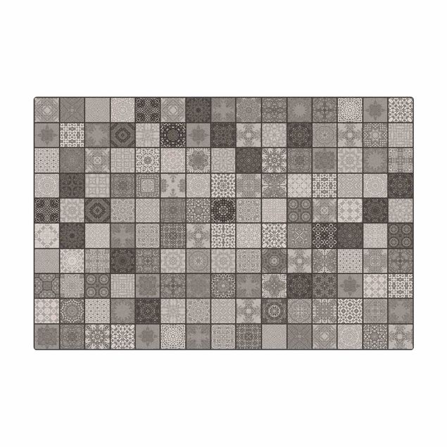 Quadros de Andrea Haase Grey Mediterranian Tiles With Dark Joints