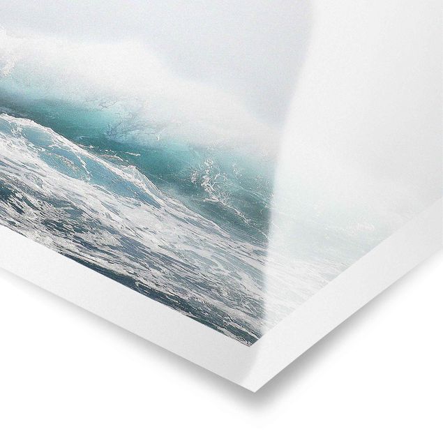 Posters paisagens Large Wave Hawaii