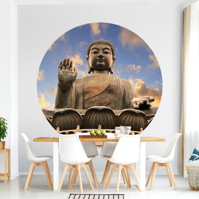 papel de parede moderno para sala Big Buddha