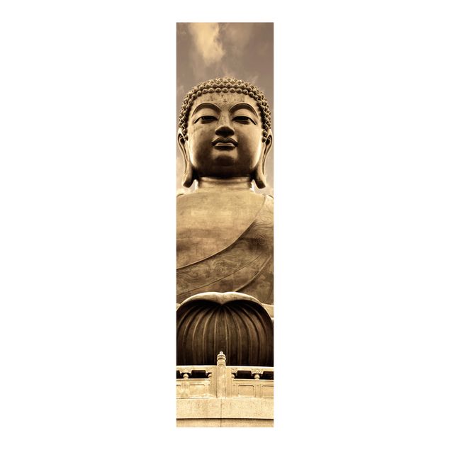 Painéis japoneses Big Buddha Sepia