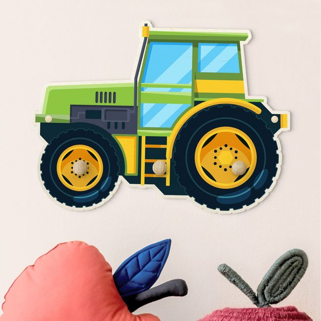 decoração para quartos infantis Green Tractor