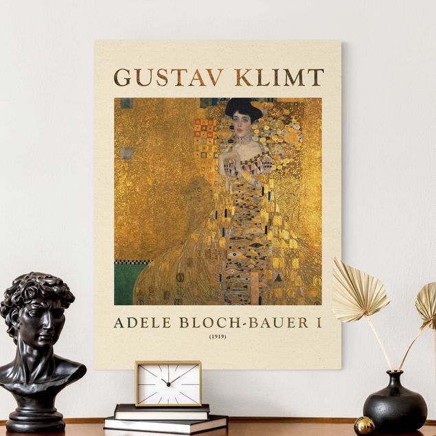 Quadros movimento artístico Art Déco Gustav Klimt - Adele Bloch-Bauer I - Museum Edition