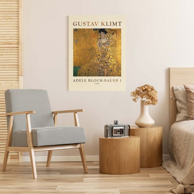 Quadros famosos Gustav Klimt - Adele Bloch-Bauer I - Museum Edition