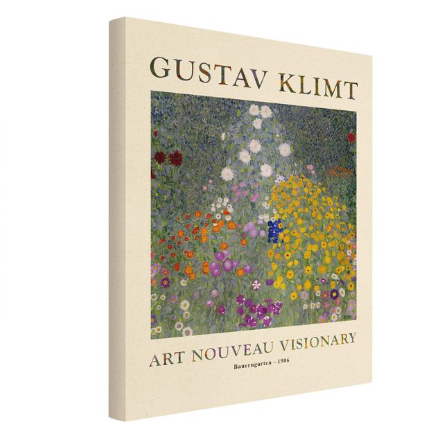 Quadros verdes Gustav Klimt - Farmer's Garden - Museum Edition