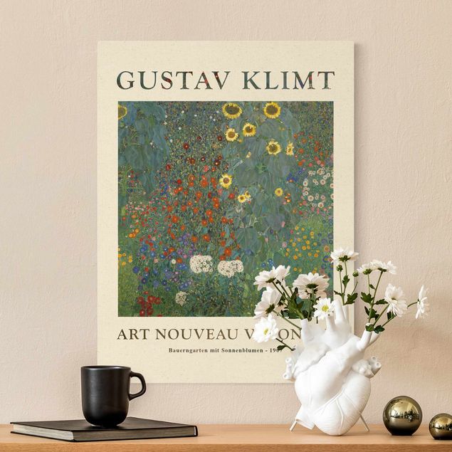 Quadros girassóis Gustav Klimt - Farmer's Garden With Sunflowers - Museum Edition