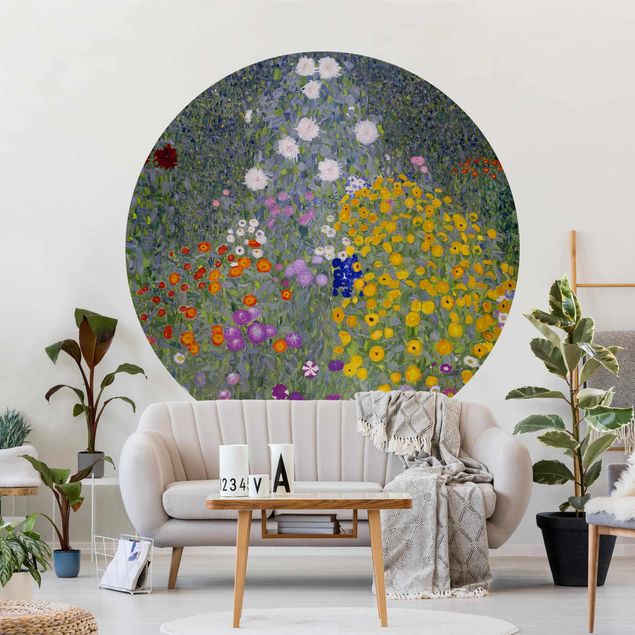 decoraçao para parede de cozinha Gustav Klimt - Cottage Garden