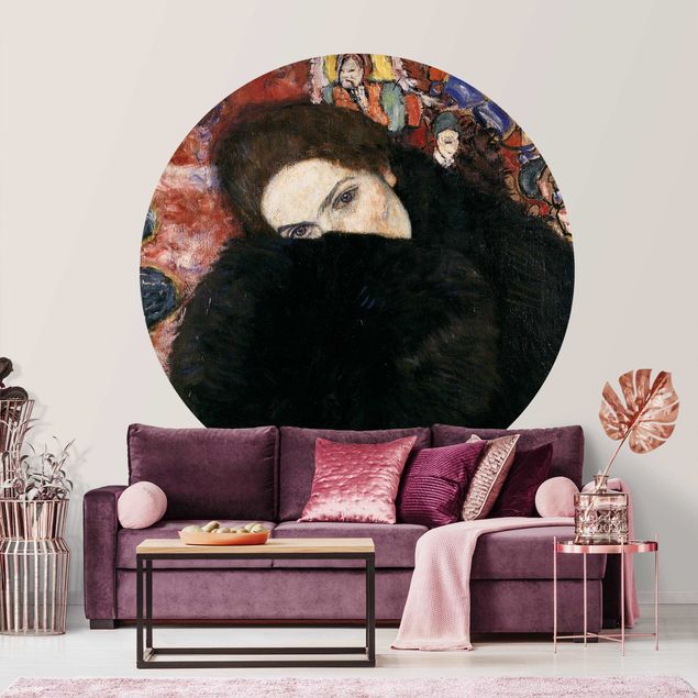decoraçoes cozinha Gustav Klimt - Lady With A Muff