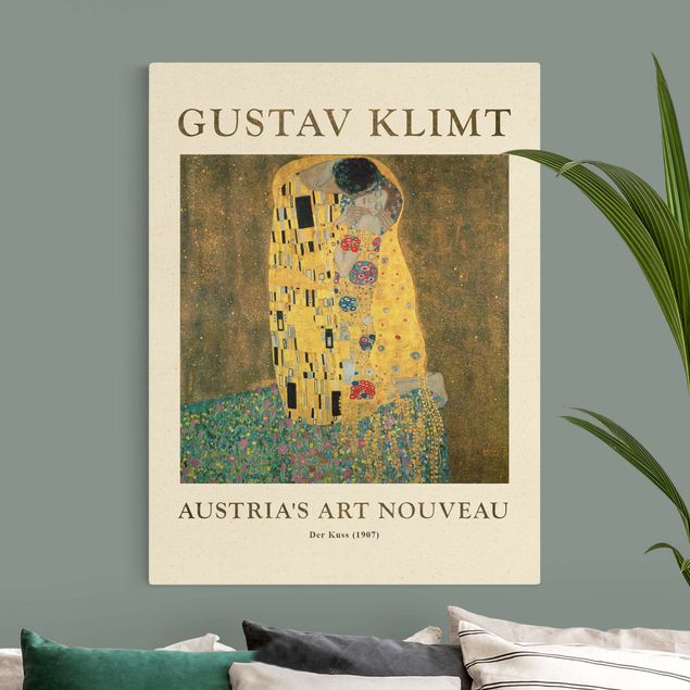 Quadros por movimento artístico Gustav Klimt - The Kiss - Museum Edition