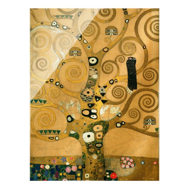quadros de paisagens Gustav Klimt - The Tree of Life