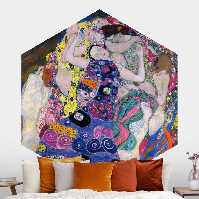 Quadros movimento artístico Art Déco Gustav Klimt - The Virgin
