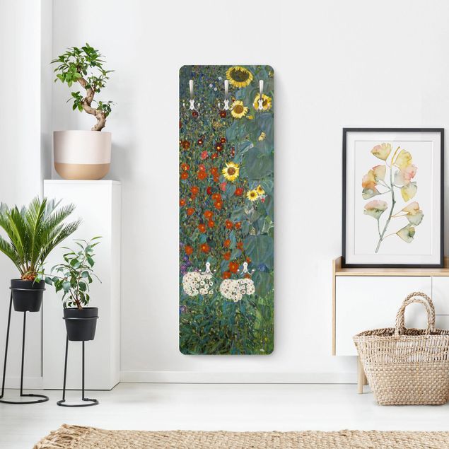 Quadros por movimento artístico Gustav Klimt - Garden Sunflowers