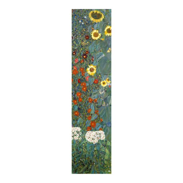 decoraçao para parede de cozinha Gustav Klimt - Garden Sunflowers