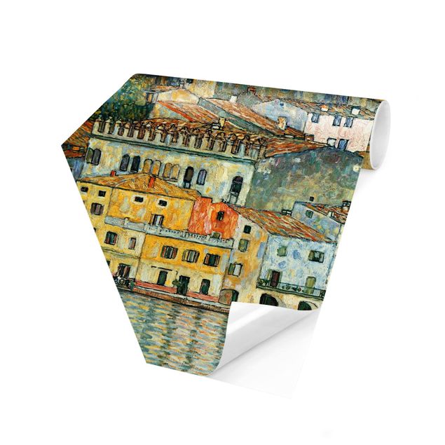 Papel de parede cidades Gustav Klimt - Malcesine On Lake Garda