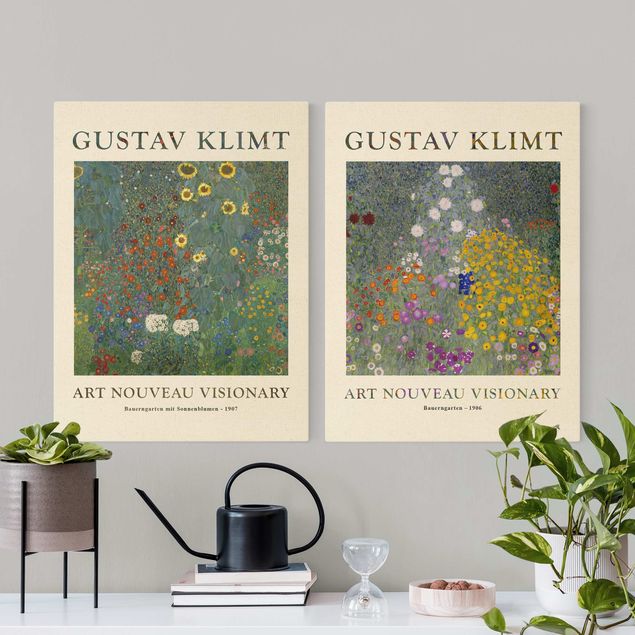 Quadros florais Gustav Klimt - Farmer's Garden - Museum Edition