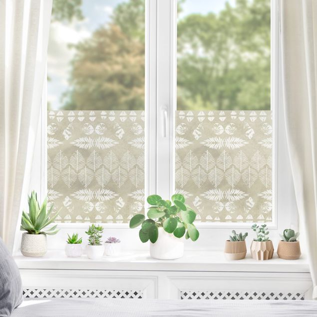 Péliculas para janelas Bright Tropical Ethno Design