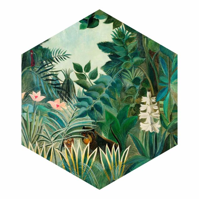 murais de parede Henri Rousseau - The Equatorial Jungle