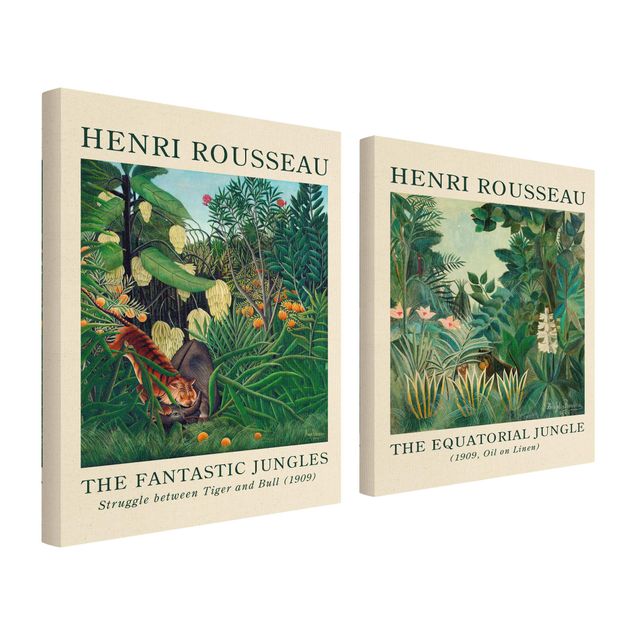 Quadros selva Henri Rousseau - Museum Edition The Equatorial Jungle
