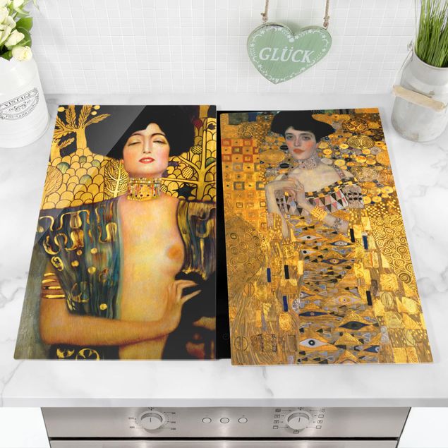 decoraçao cozinha Gustav Klimt - Judith and Adele