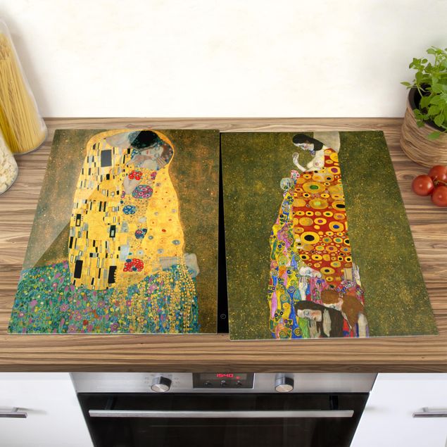 decoraçoes cozinha Gustav Klimt - Kiss And Hope