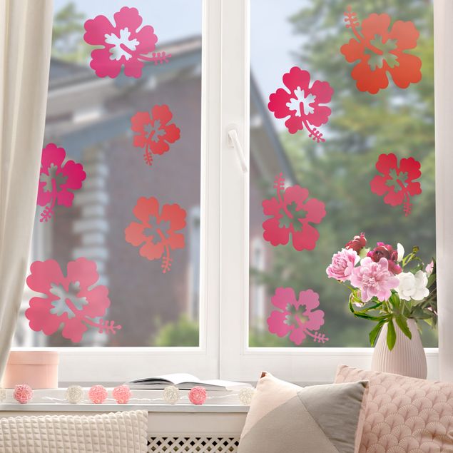 decoraçao para parede de cozinha Hibiscus blossoms