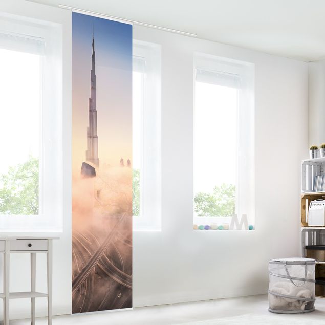 decoraçao para parede de cozinha Heavenly Dubai Skyline