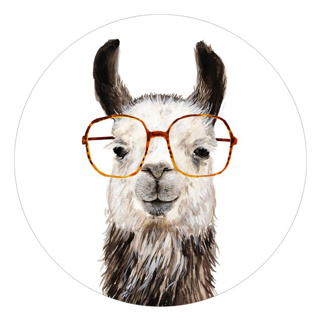papéis de parede de animais Hip Lama With Glasses IV