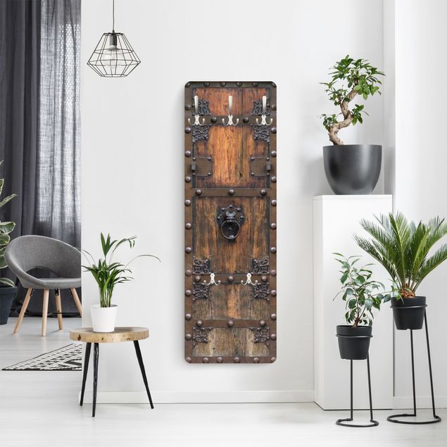 Cabides de parede imitação madeira Historical Wooden Door