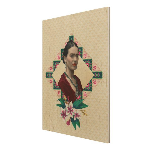 Quadros de Frida Kahlo Frida Kahlo - Flowers And Geometry