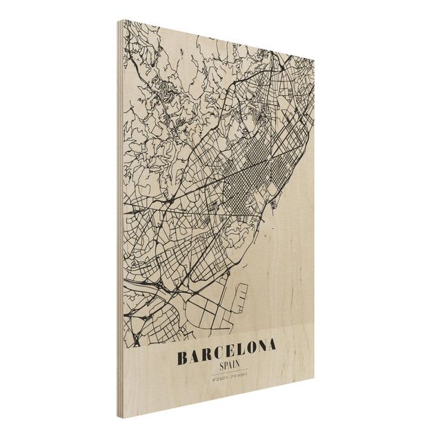 decoraçoes cozinha Barcelona City Map - Classic