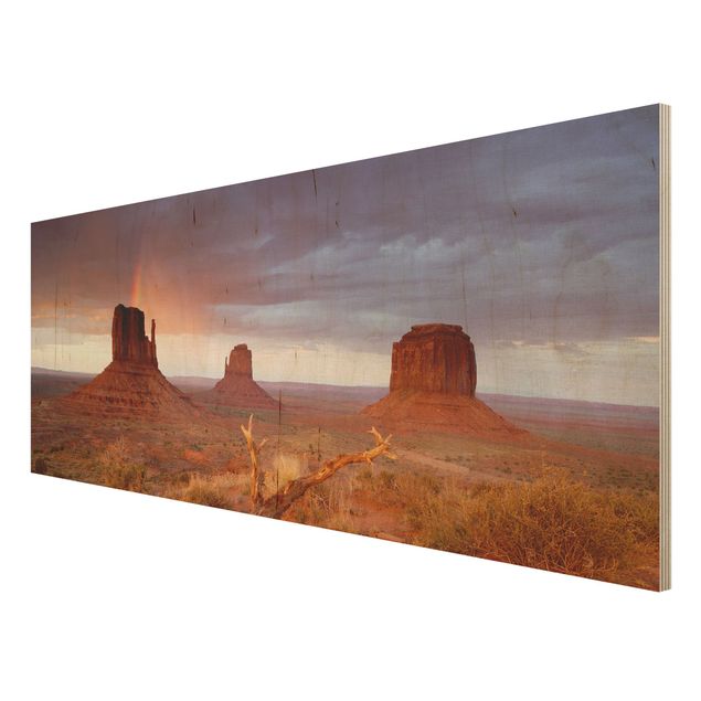 quadros para parede Monument Valley At Sunset