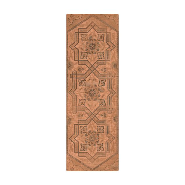 tapete pequenininho Wood Panels Persian Vintage III
