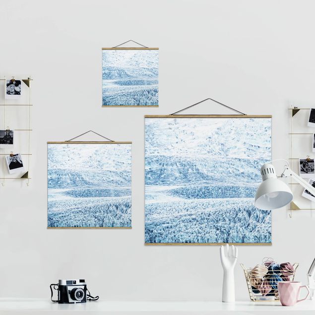 Quadros decorativos Icelandic Glacier Pattern