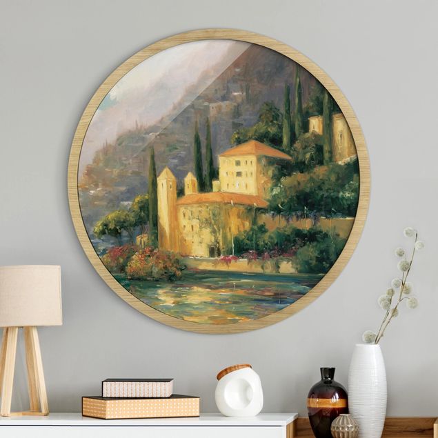 quadro com paisagens Italian Landscape - Country House