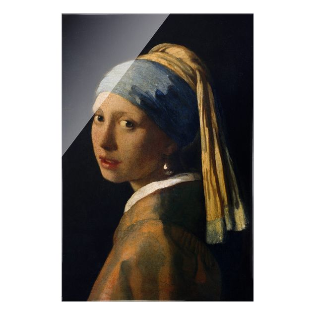 quadros modernos para quarto de casal Jan Vermeer Van Delft - Girl With A Pearl Earring