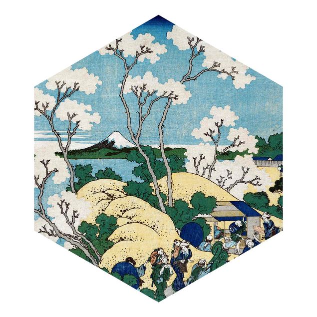 papel de parede moderno Katsushika Hokusai - The Fuji Of Gotenyama