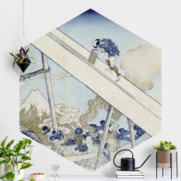 decoraçoes cozinha Katsushika Hokusai - In The Totomi Mountains