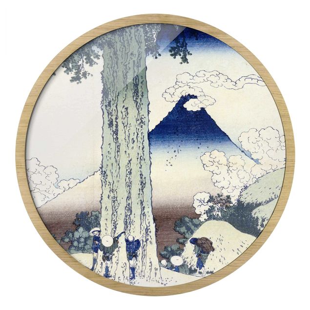 Quadros famosos Katsushika Hokusai - Mishima Pass In Kai Province