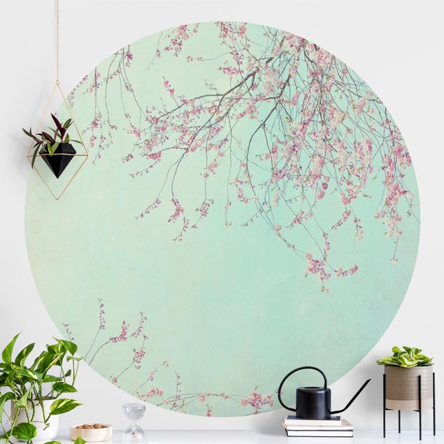 decoraçao para parede de cozinha Cherry Blossom Yearning