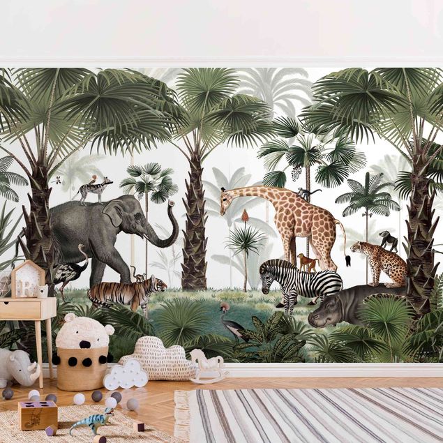 Decoração para quarto infantil Kingdom of the jungle animals