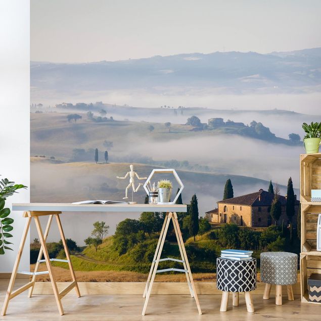 papel de parede para quarto de casal moderno Country Estate In The Tuscany