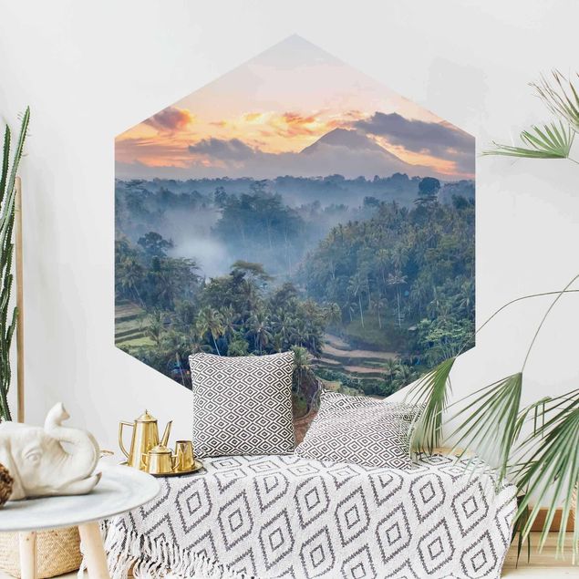 papel de parede para quarto de casal moderno Landscape In Bali