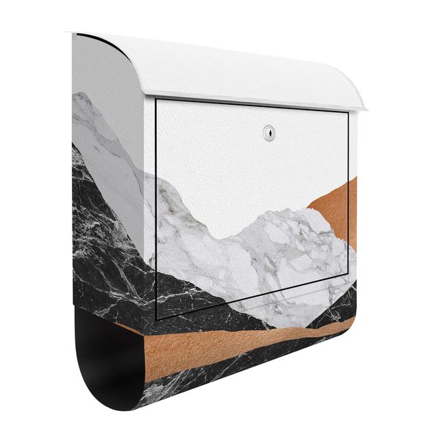 Caixas de correio paisagens Landscape In Marble And Copper