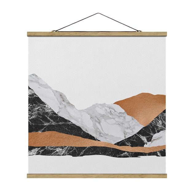 Quadros famosos Landscape In Marble And Copper
