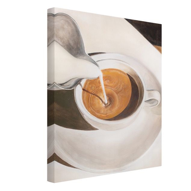 Telas decorativas café Latte Art