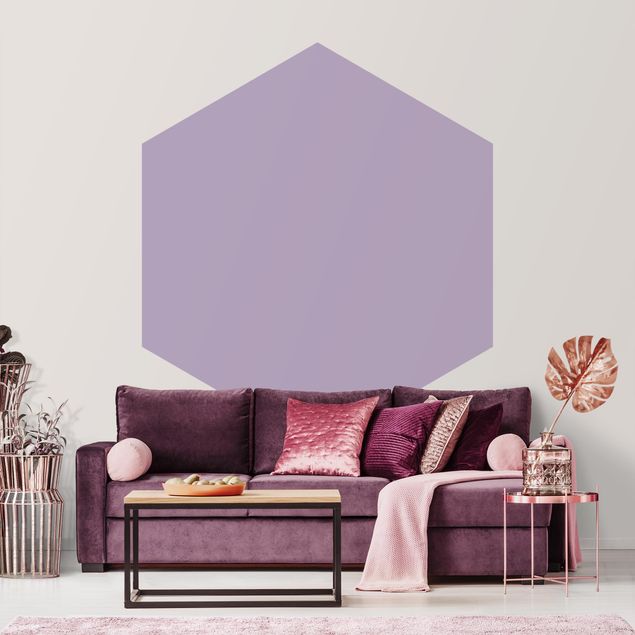Papel de parede hexagonal Lavender