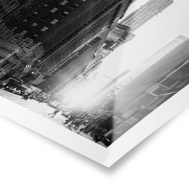 quadros preto e branco para decoração Lively New York