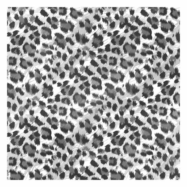 papel parede cinza Leopard Print With Watercolour Pattern In Grey