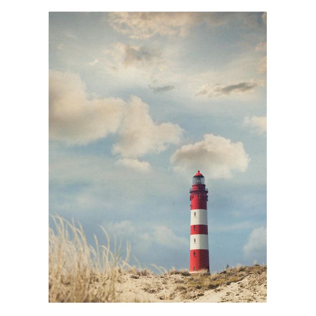quadros sobre o mar Lighthouse Betwen Dunes